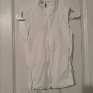 Lululemon White Zip-Up Vest